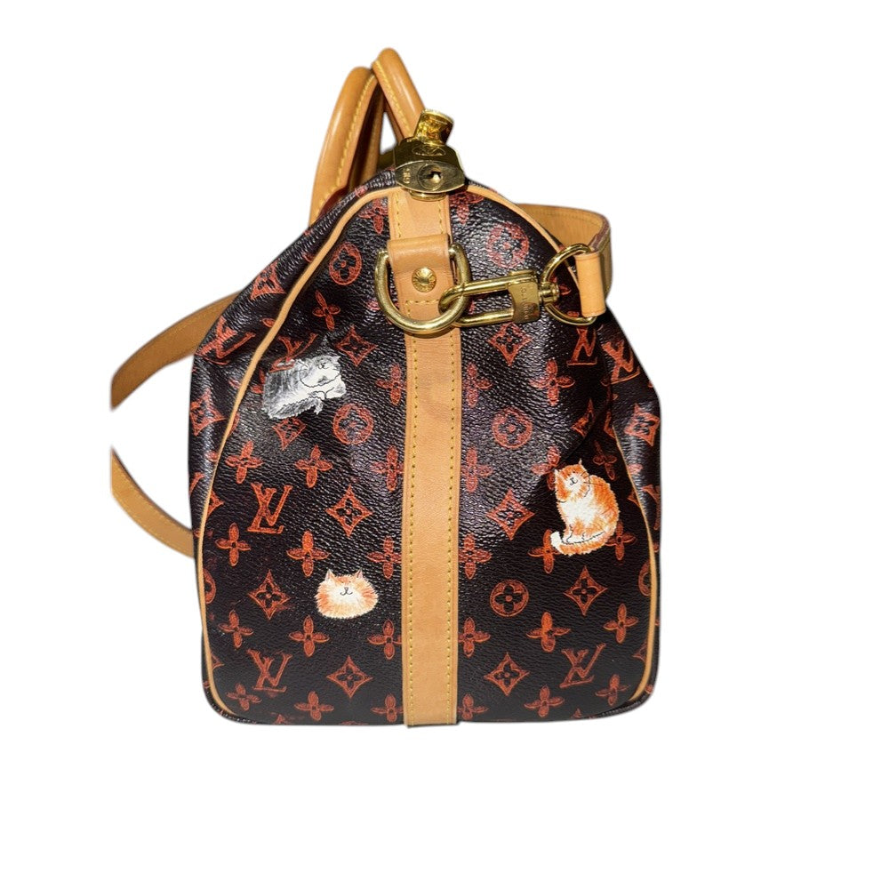 LOUIS VUITTON CATGRAM SPEEDY 30