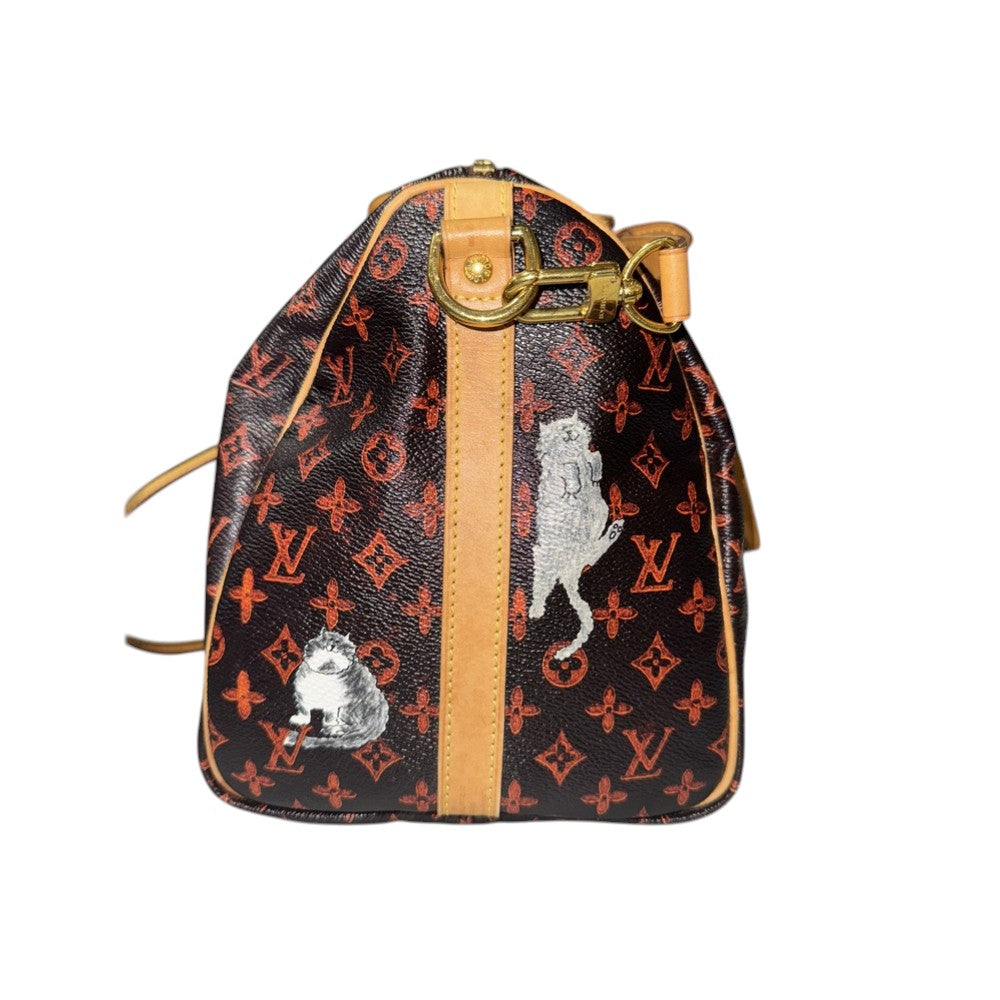 LOUIS VUITTON CATGRAM SPEEDY 30