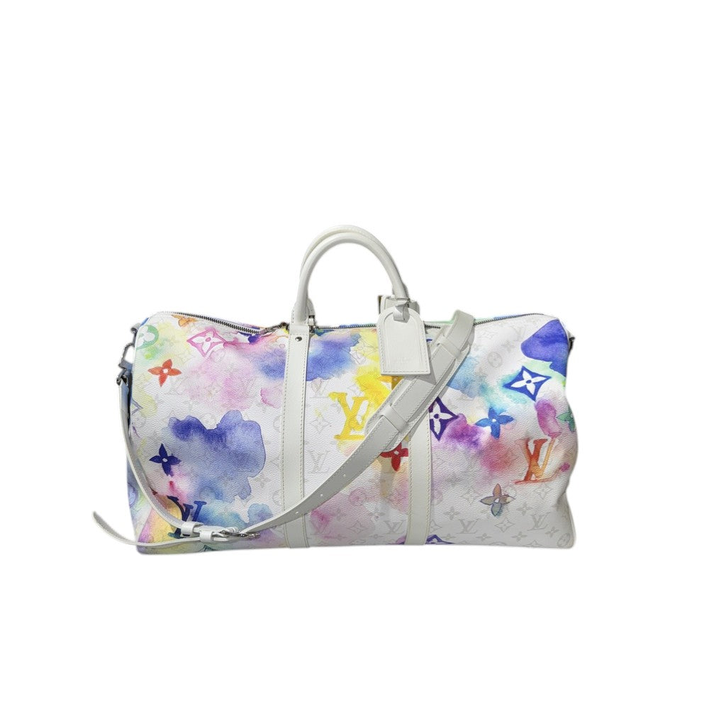LOUIS VUITTON KEEPALL 50 AQUARELL