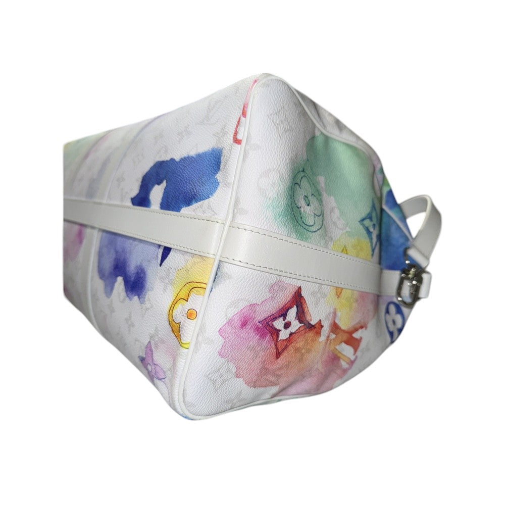 LOUIS VUITTON KEEPALL 50 AQUARELL
