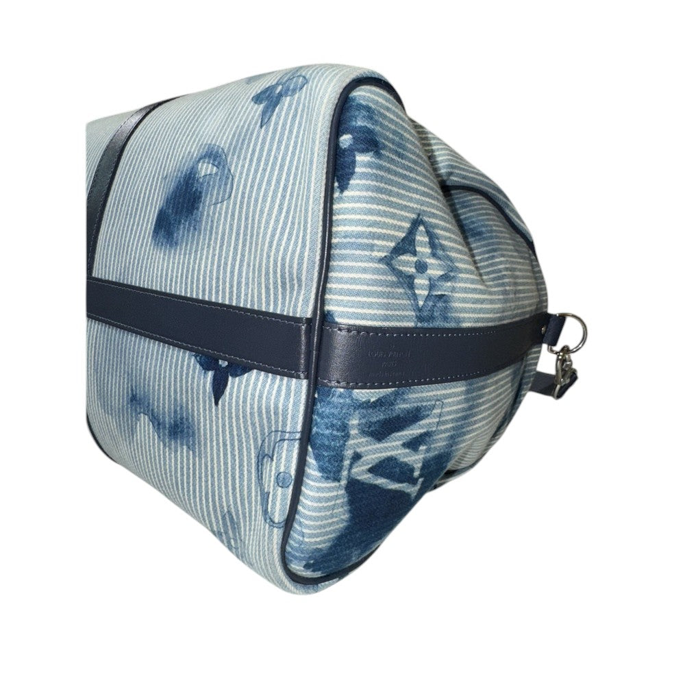 LOUIS VUITTON KEEPALL 50 BLAU AQUARELL