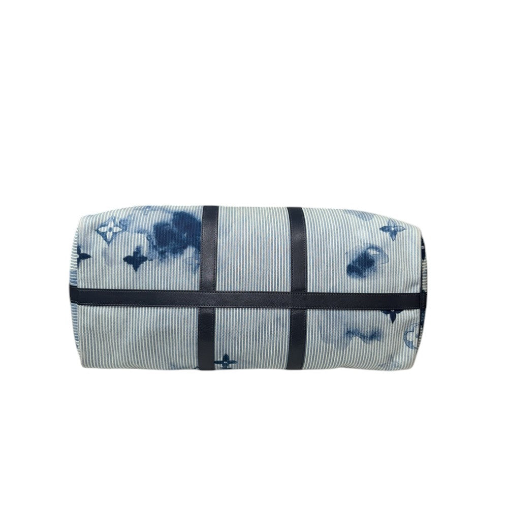 LOUIS VUITTON KEEPALL 50 BLAU AQUARELL