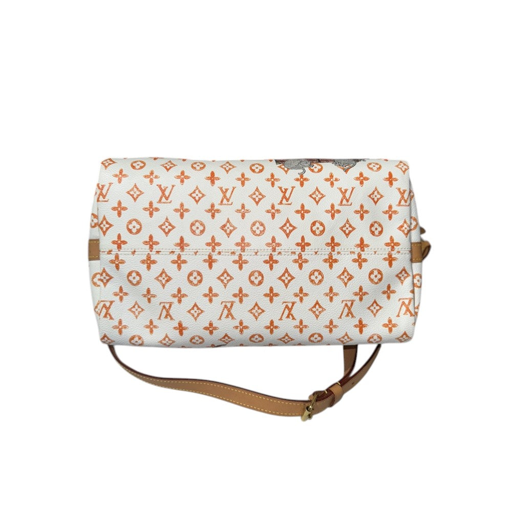 LOUIS VUITTON SPEEDY CATOGRAM BANDOULIERE 30 WEISS
