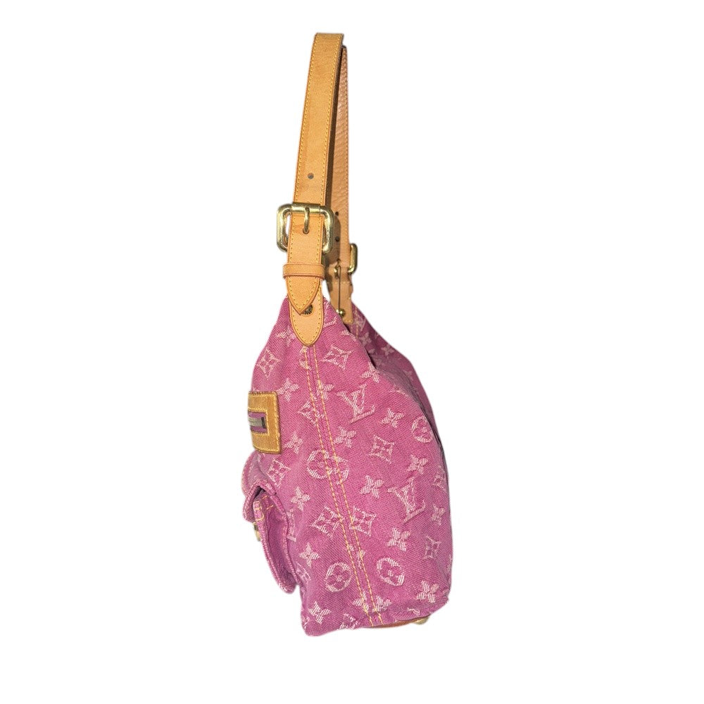 LOUIS VUITTON DENIM BAGGY PINK