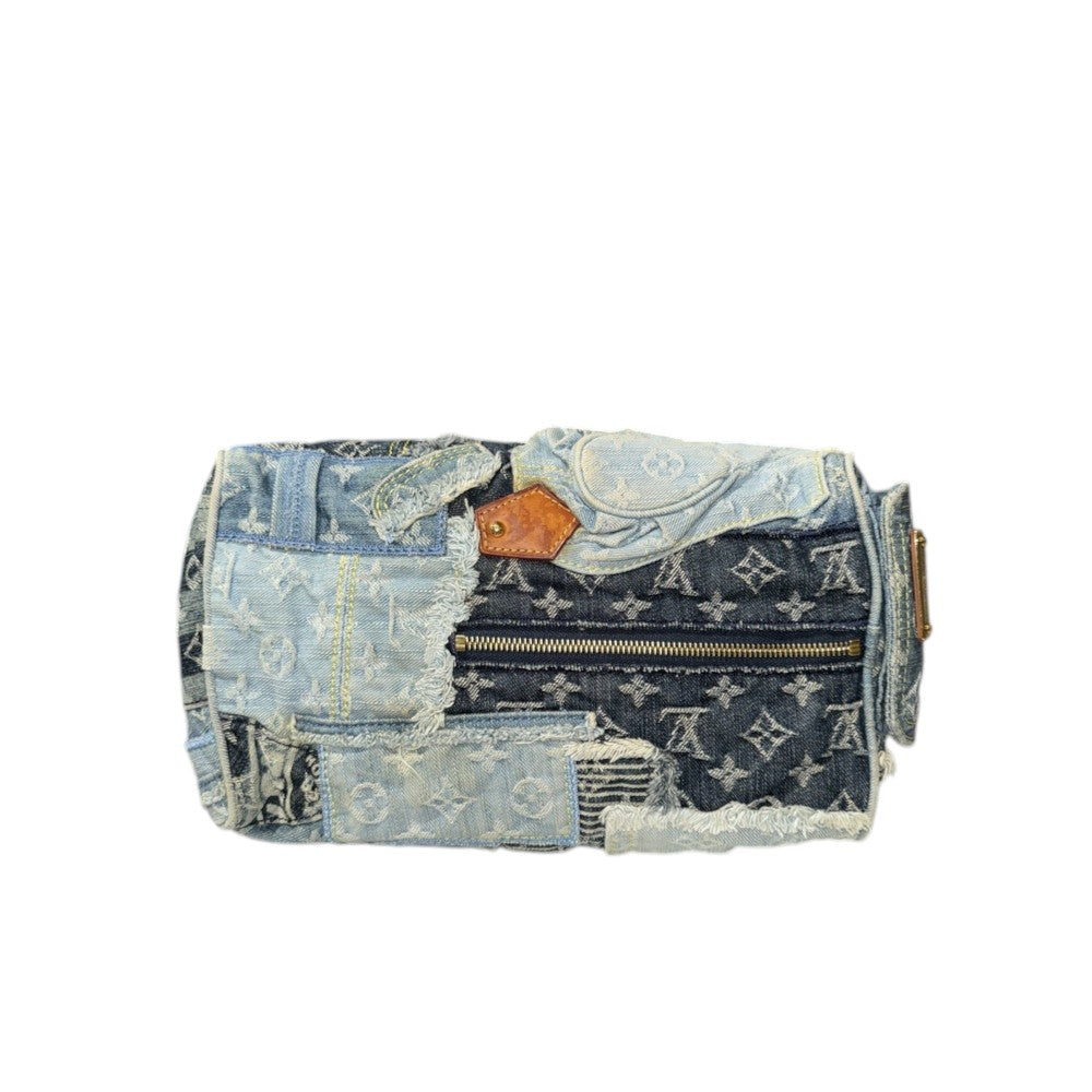 LOUIS VUITTON SPEDDY 30  DENIM PATCHWORK