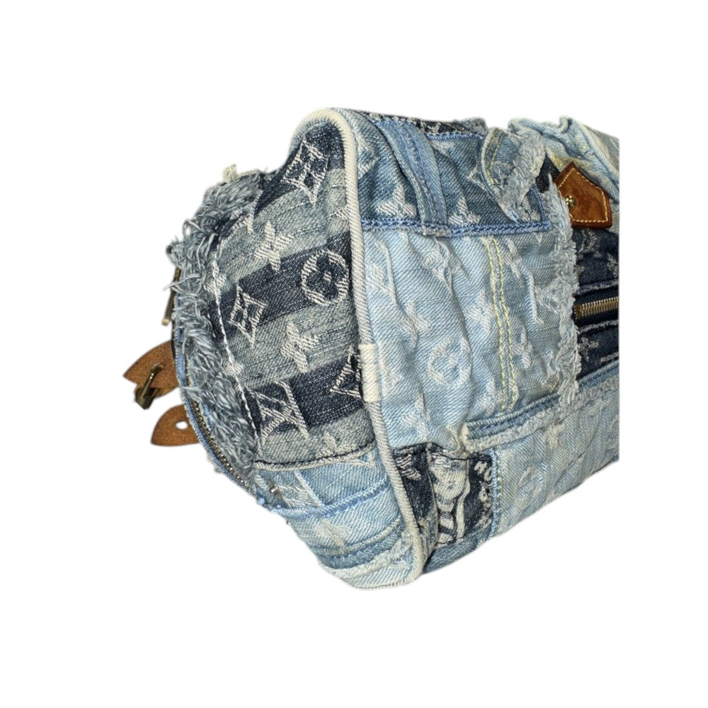 LOUIS VUITTON SPEDDY 30  DENIM PATCHWORK