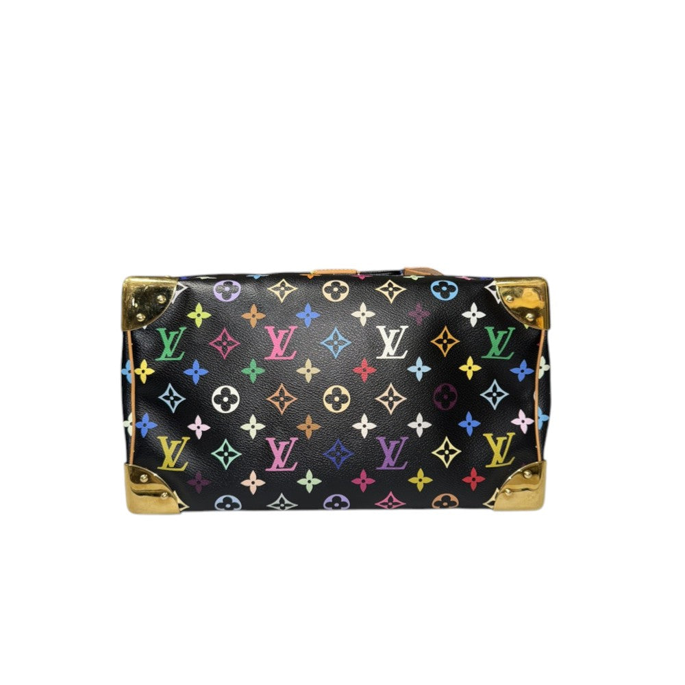 LOUIS VUITTON SPEEDY 30 MULTICOLOR SCHWARZ TAKASHI